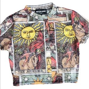 Mesh Tarot top/ New Girl Order small